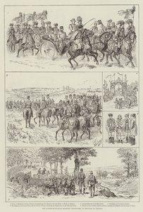 Le manovre militari austro-ungariche a Belovar, in Croazia